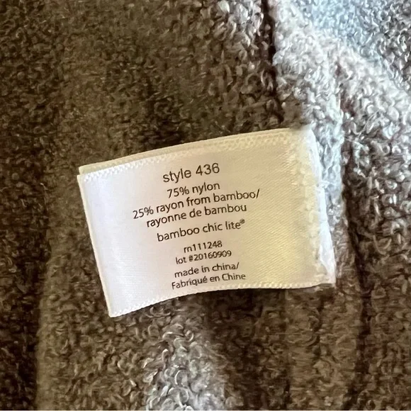 BAREFOOT DREAMS Bamboo Cozy Chic Calypso Wrap Cardigan #436 small medium - Picture 7 of 7